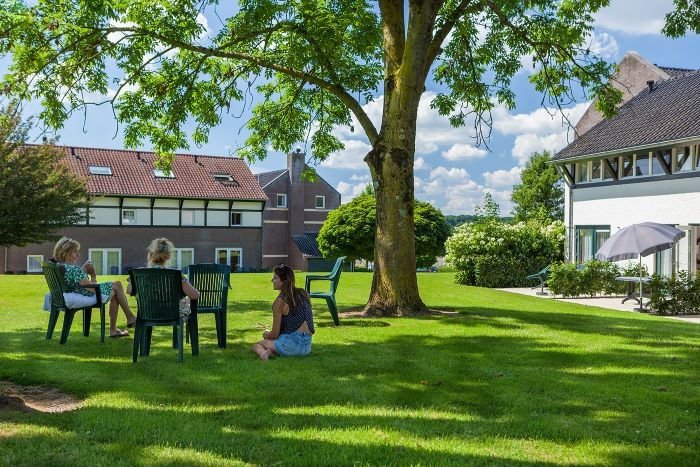 Ferienpark in Limburg, Holland mit viel Grün