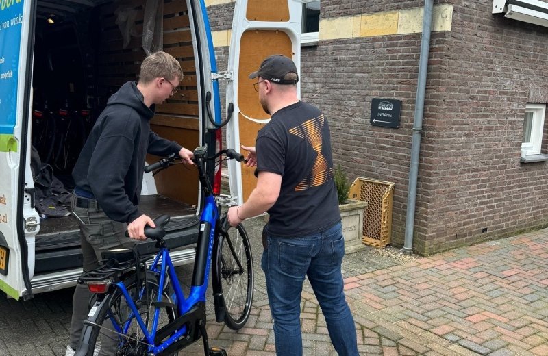 Mechelerhof nieuwe fietsen op het park 1