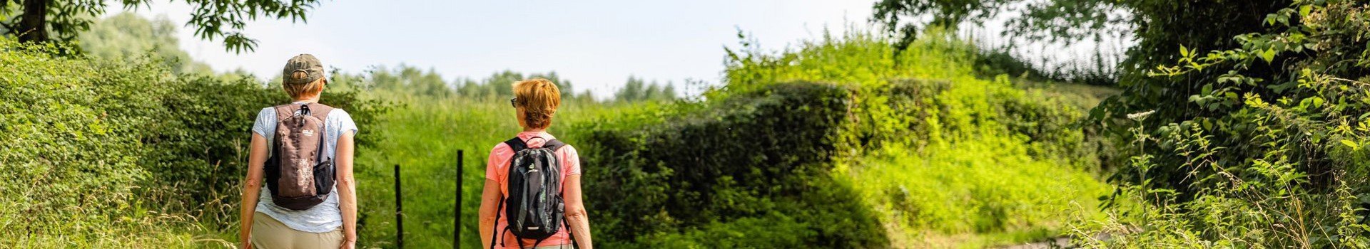 Wandelen vanaf het park direct het heuvelland in